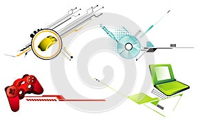 Computers icon vector