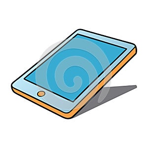 Computers wirelessly connected form a seamless digital network, sharing data through