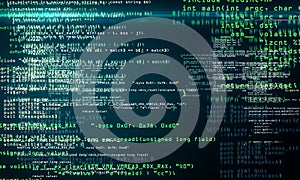 Computing and coding concept
