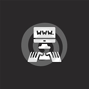 computing icon. Filled computing icon for website design and mobile, app development. computing icon from filled hobbies