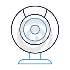 Computing input device Flat inside vector icon which can easily modify or edit