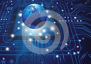 Central Computer Processors CPU concept.