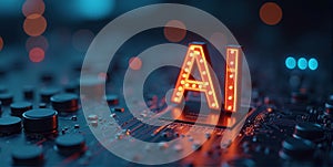 Computing power through high-performance processors for calculation with artificial intelligence, efficiency of algorithms