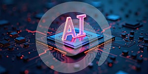 Computing power through high-performance processors for calculation with artificial intelligence, efficiency of algorithms
