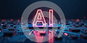 Computing power through high-performance processors for calculation with artificial intelligence, efficiency of algorithms