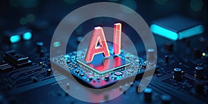 Computing power through high-performance processors for calculation with artificial intelligence, efficiency of algorithms