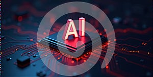 Computing power through high-performance processors for calculation with artificial intelligence, efficiency of algorithms