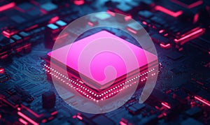 Computing processor, CPU, microchip, and electronic circuit board,Computer Digital Background