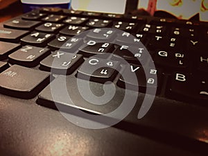 Computor notebook keyboard technology background