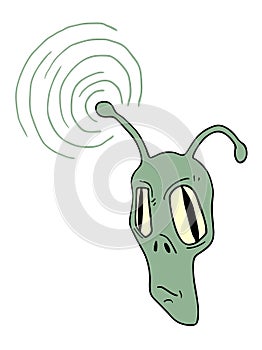 Comunication alien photo