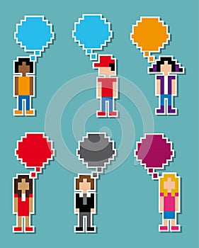 Comunication pixel design