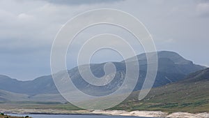 Cona Mheall over Loch Glascarnoch, Scotland, UK