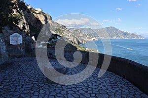 Conca dei Marini - Scorcio panoramico dal belvedere di Via Pistello photo