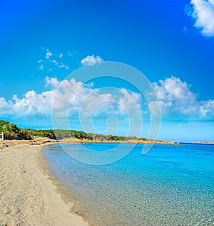 Conca Verde beach on a clear summer day