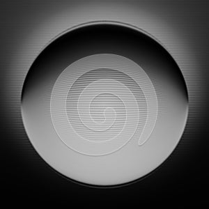 Concave Circle Button Abstract Background