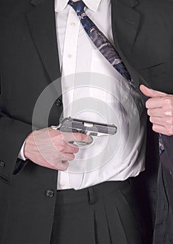 Concealed Weapon, Hand Gun, Pistol, Handgun photo