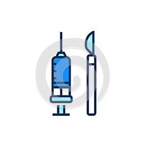 Conceiving icon. Female reproductive system disease illustration.