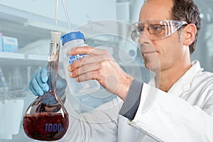 Concentrated chemist work
