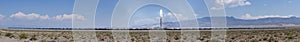 Concentrated Thermal Solar Power Plant Panorama