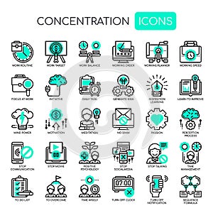 Concentration , Pixel Perfect Icons