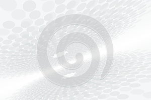 Concentric background with round elements.