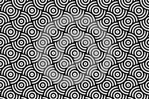 Concentric circle pattern background