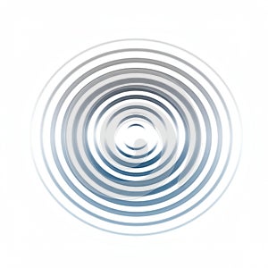 Concentric circles create a hypnotic pattern with a central focal point. Each circle is