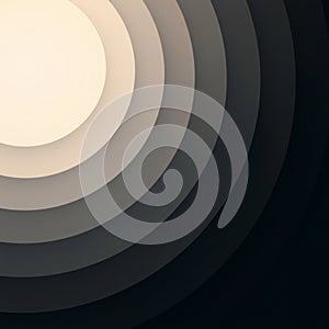 Concentric circles with a gradient effect create an optical illusion.