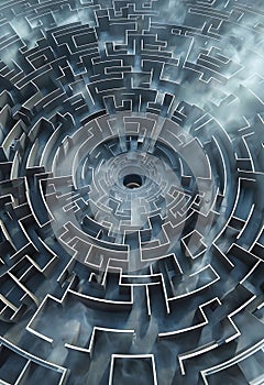 Eternal Loop of Interwoven Lines