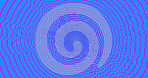 Concentric wavy circular lines abstract symbol, - optical, visual illusion, tunnel entrance