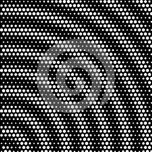 Concentrical Moire Stippled Halftone Background Grunge Vector Op Art