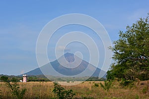 ConcepciÃ³n volcano at the Ometepe island, Nicaragua