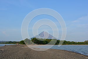 ConcepciÃ³n volcano at the Ometepe island, Nicaragua