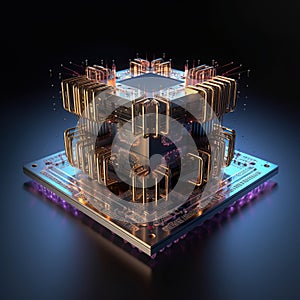 Concept of an abstract quantum computer