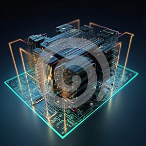 Concept of an abstract quantum computer