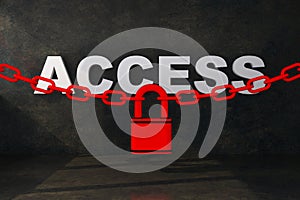 Concept access under lock with chain