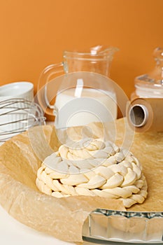 Concept of accessories for cooking and baking - baking paper