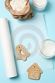 Concept of accessories for cooking and baking - baking paper