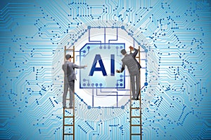 Concept of AI - artificial intelligence in action