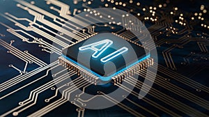 Concept of AI Microchip Circuit Board Technology and its applications in modern computing