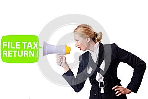 Concept of annual tax return submission