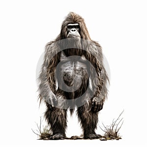 Concept Art Print Of 2d Skunk Ape In 8k Resolution