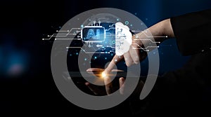 Artificial intelligence processing data through a cloud computing neural network. Fermion