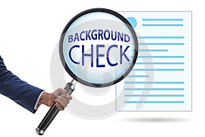 Concept of background security check