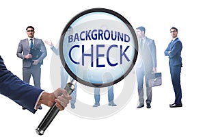 Concept of background security check