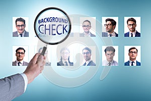 Concept of background security check
