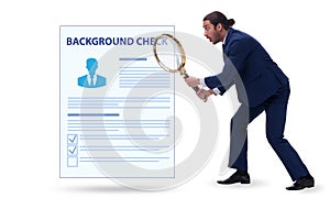 Concept of background security check