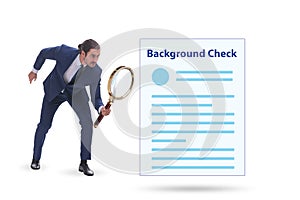 Concept of background security check