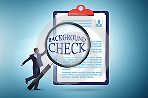 Concept of background security check