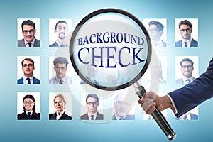 Concept of background security check